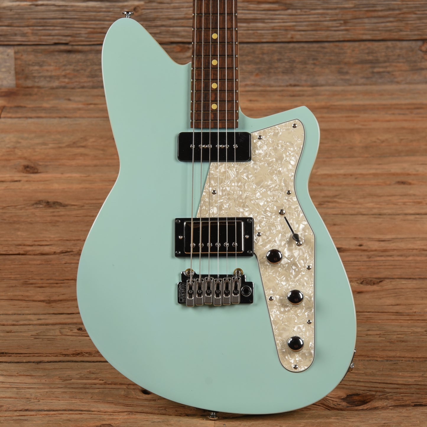 Reverend Double Agent W Chronic Blue Electric Guitars / Solid Body