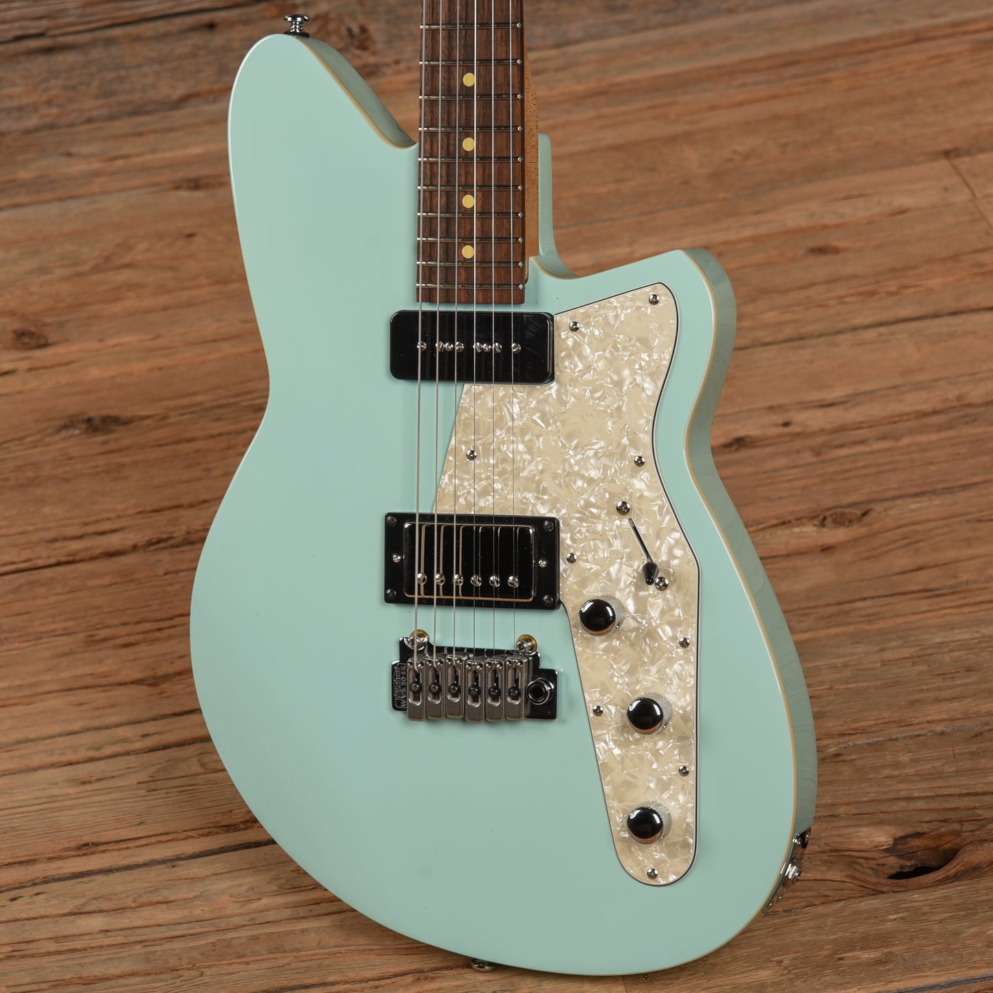 Reverend Double Agent W Chronic Blue Electric Guitars / Solid Body