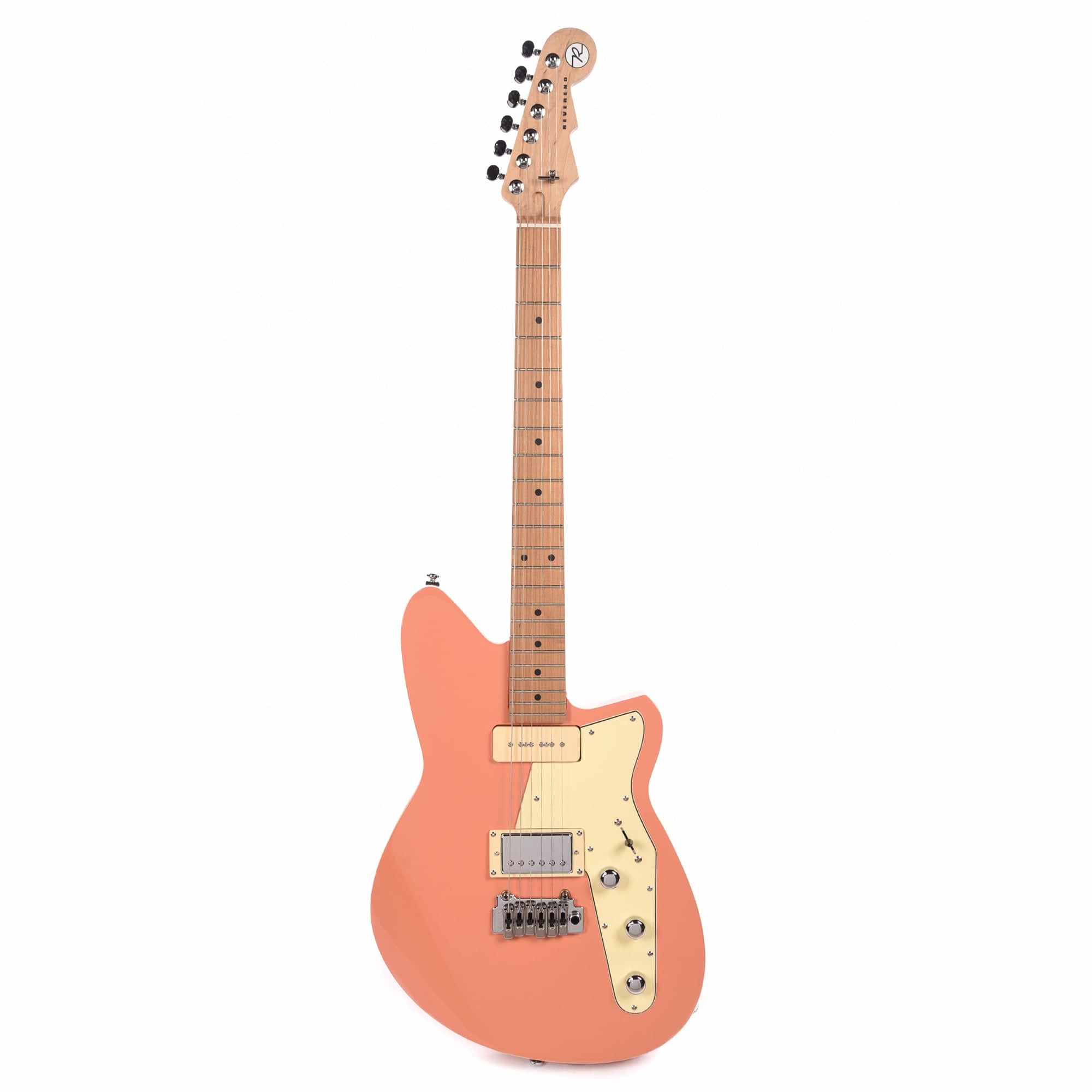 Reverend Double Agent W Coral LE w/Roasted Maple Neck Electric Guitars / Solid Body