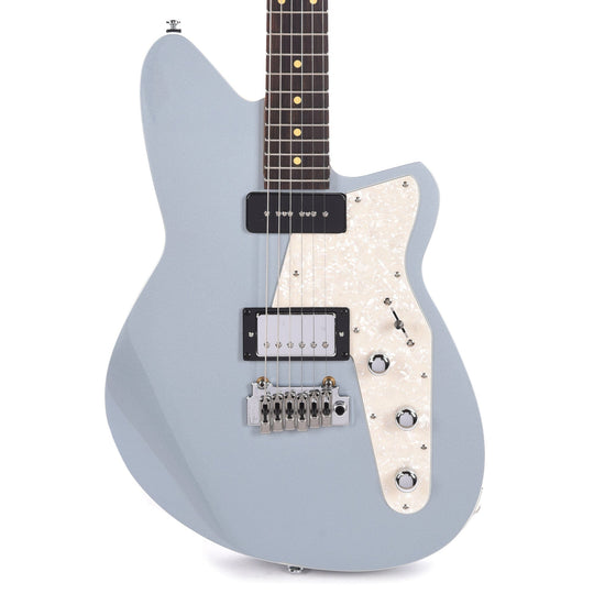 Reverend Double Agent W Metallic Silver Freeze Electric Guitars / Solid Body