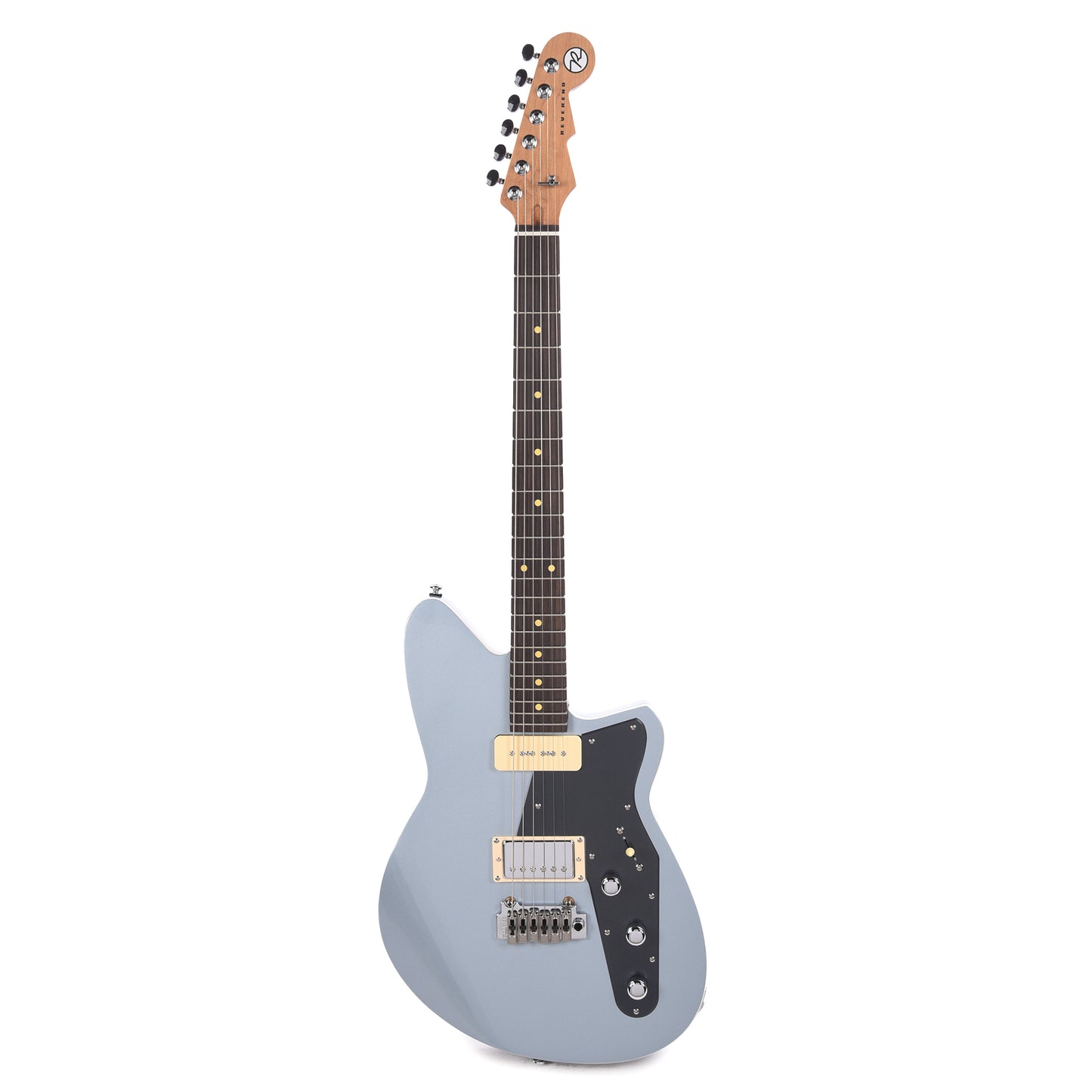 Reverend Double Agent W Metallic Silver Freeze Electric Guitars / Solid Body