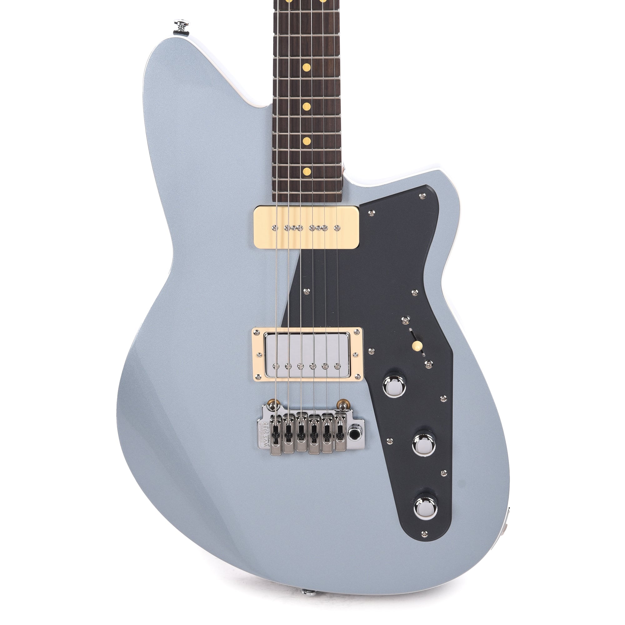 Reverend Double Agent W Metallic Silver Freeze Electric Guitars / Solid Body
