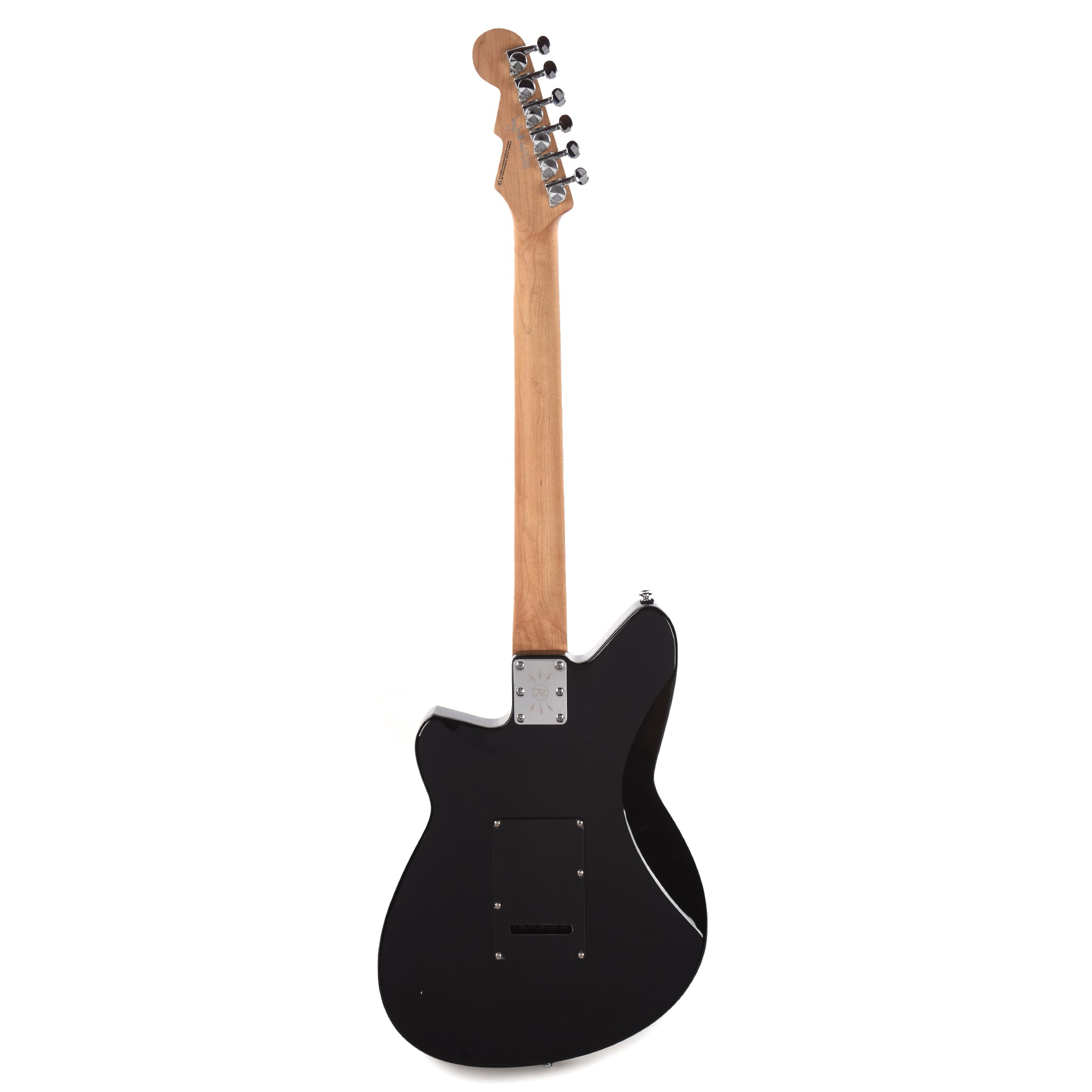 Reverend Double Agent W Midnight Black Electric Guitars / Solid Body