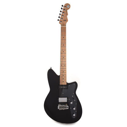 Reverend Double Agent W Midnight Black Electric Guitars / Solid Body