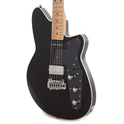 Reverend Double Agent W Midnight Black Electric Guitars / Solid Body