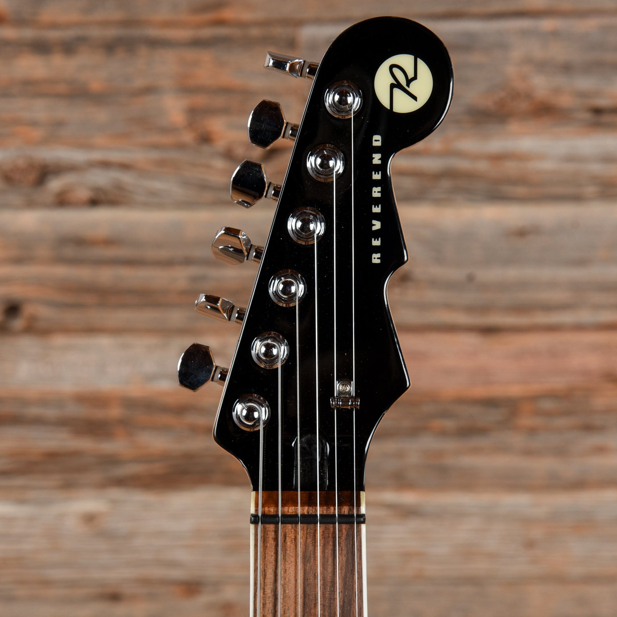 ギター Pladask ReFrom Reverend Flatroc Orange – Chicago Music Exchange