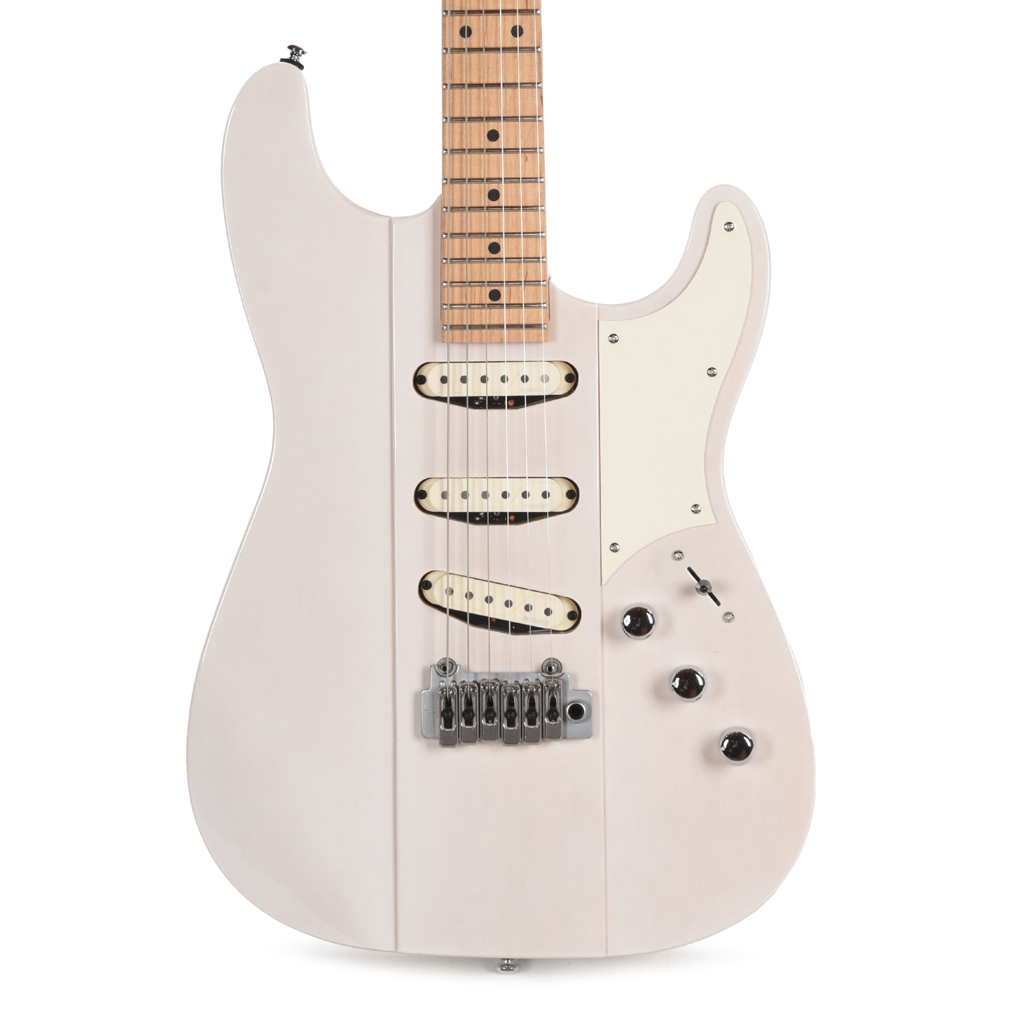 Reverend Greg Koch Gristle ST Transparent White Electric Guitars / Solid Body