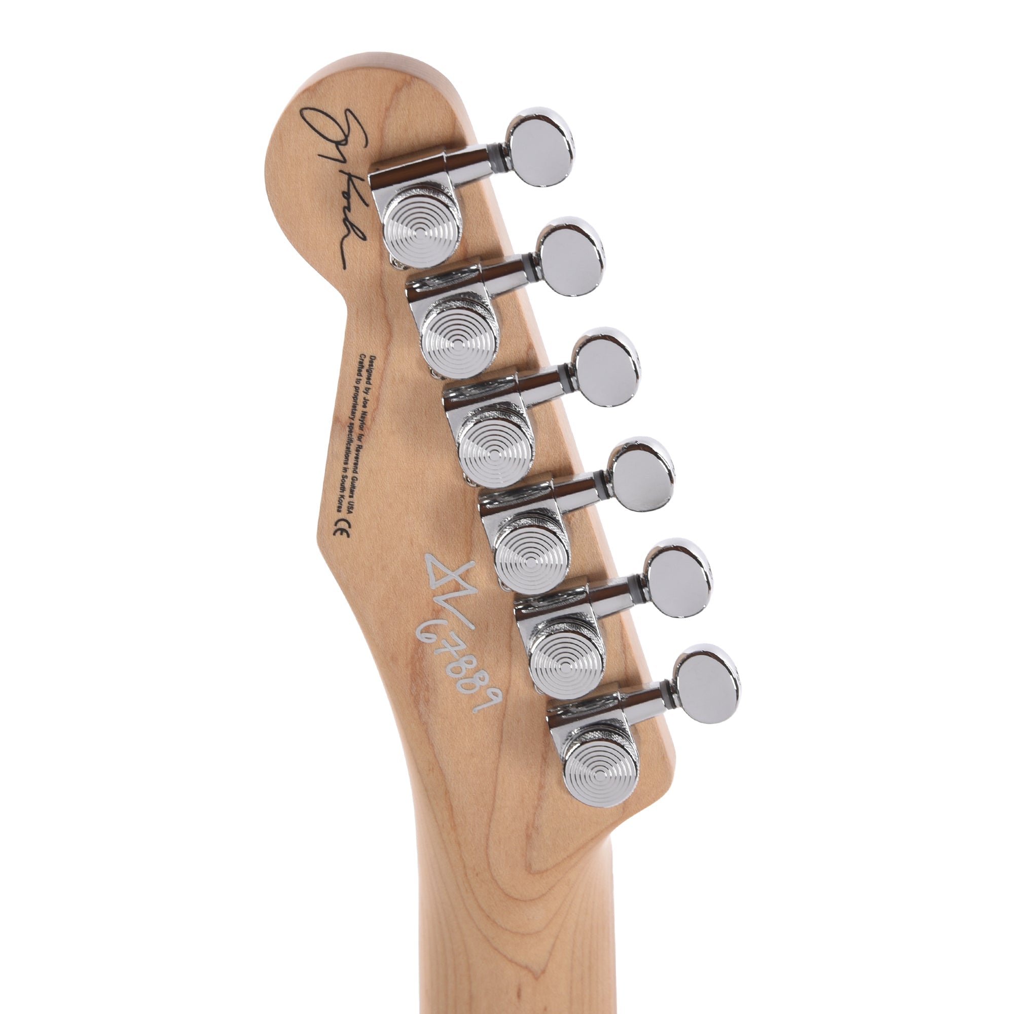 Reverend Greg Koch Gristlemaster Transparent White Electric Guitars / Solid Body