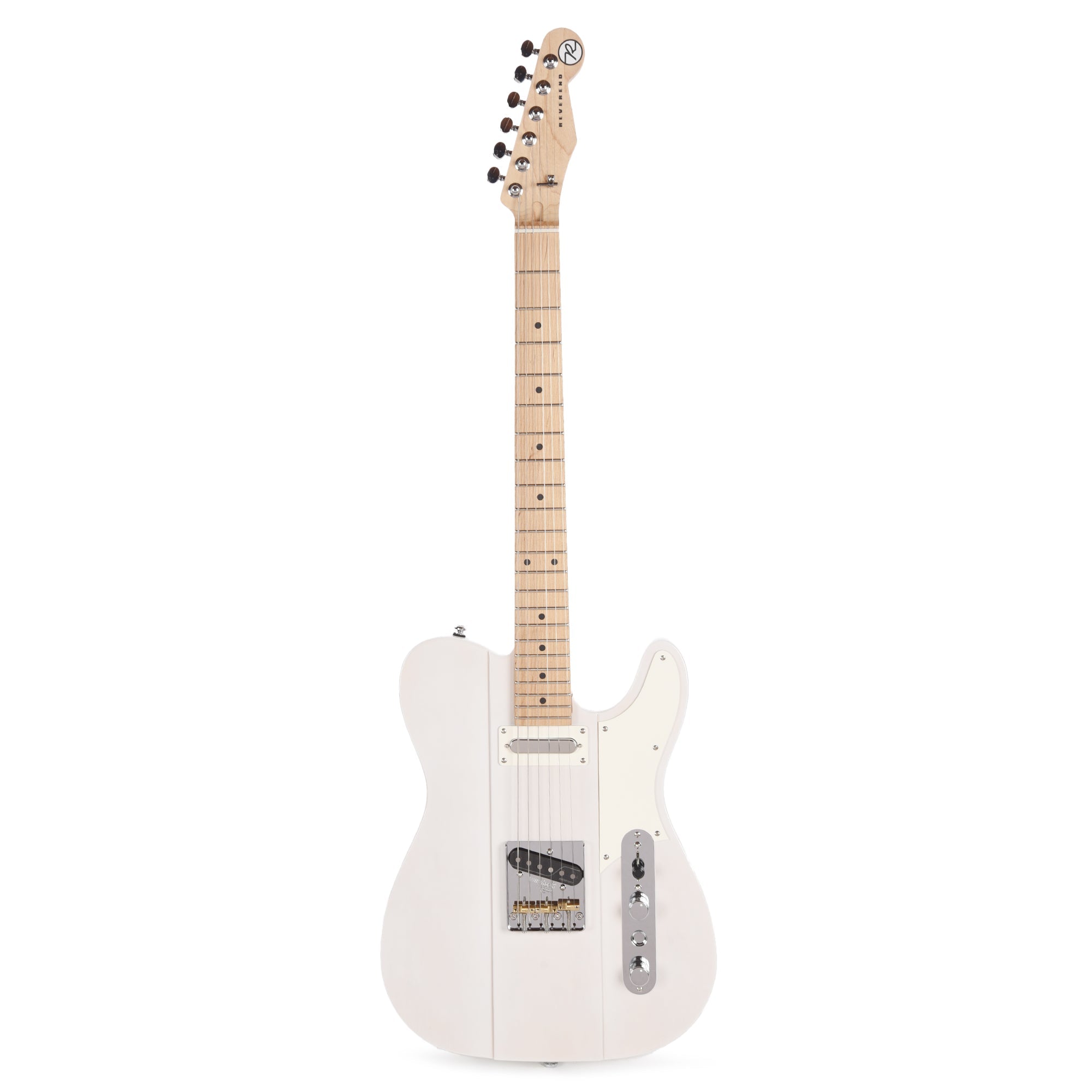 Reverend Greg Koch Gristlemaster Transparent White Electric Guitars / Solid Body