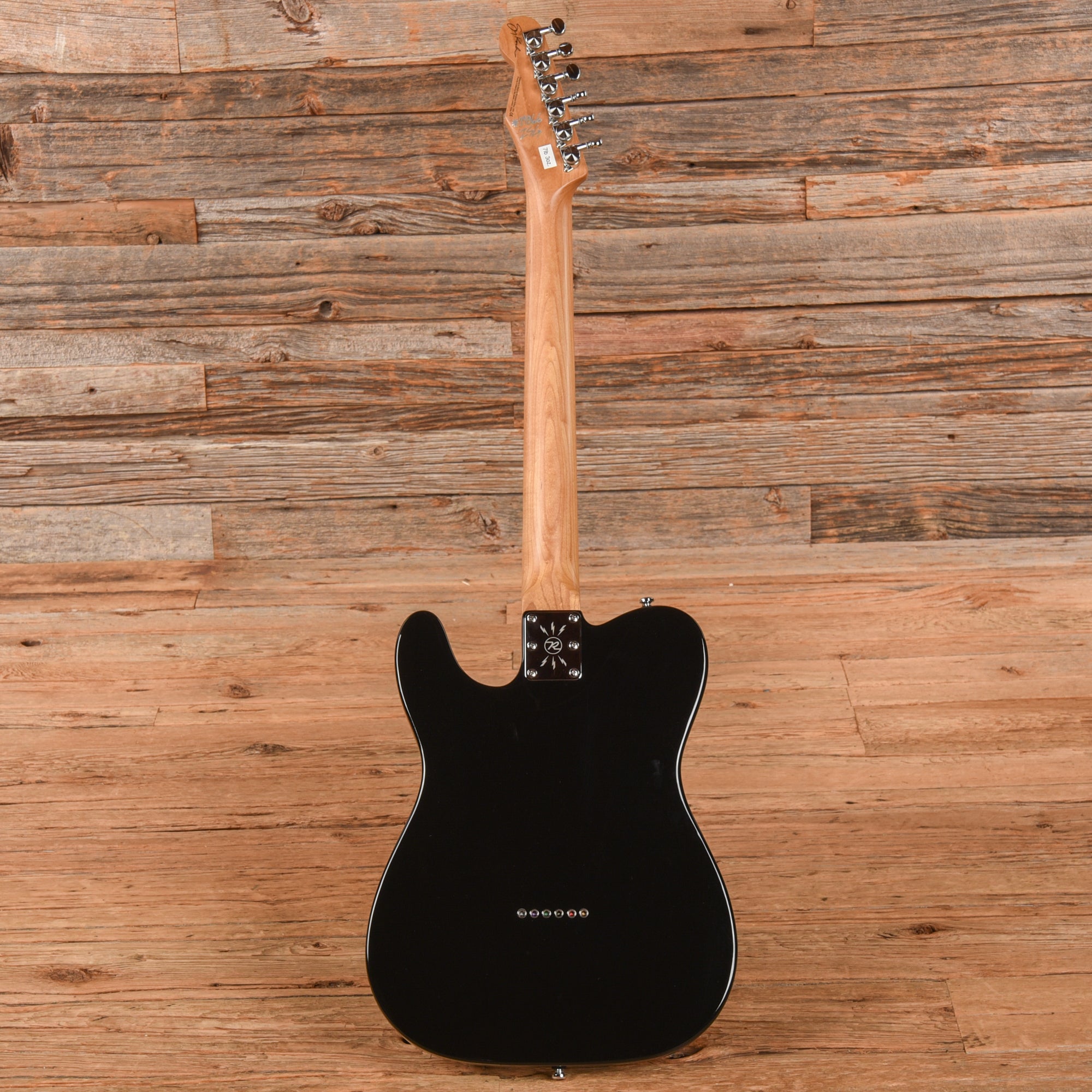 Reverend Greg Koch Signature Gristlemaster Wildwood Exclusive Transparent Black Electric Guitars / Solid Body