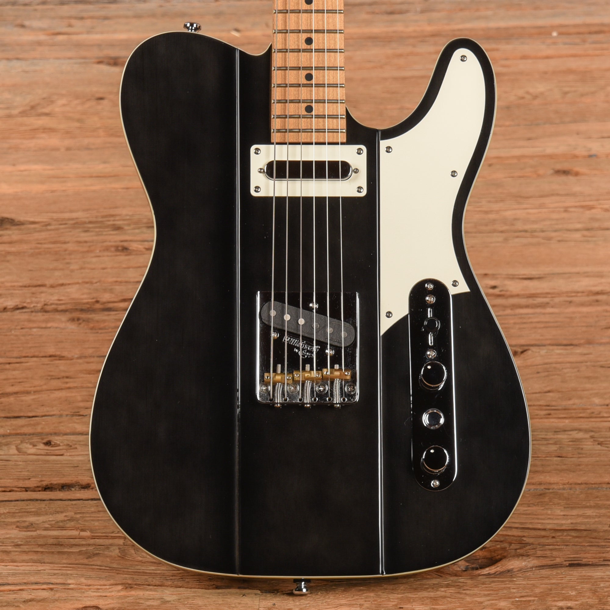 Reverend Greg Koch Signature Gristlemaster Wildwood Exclusive Transparent Black Electric Guitars / Solid Body