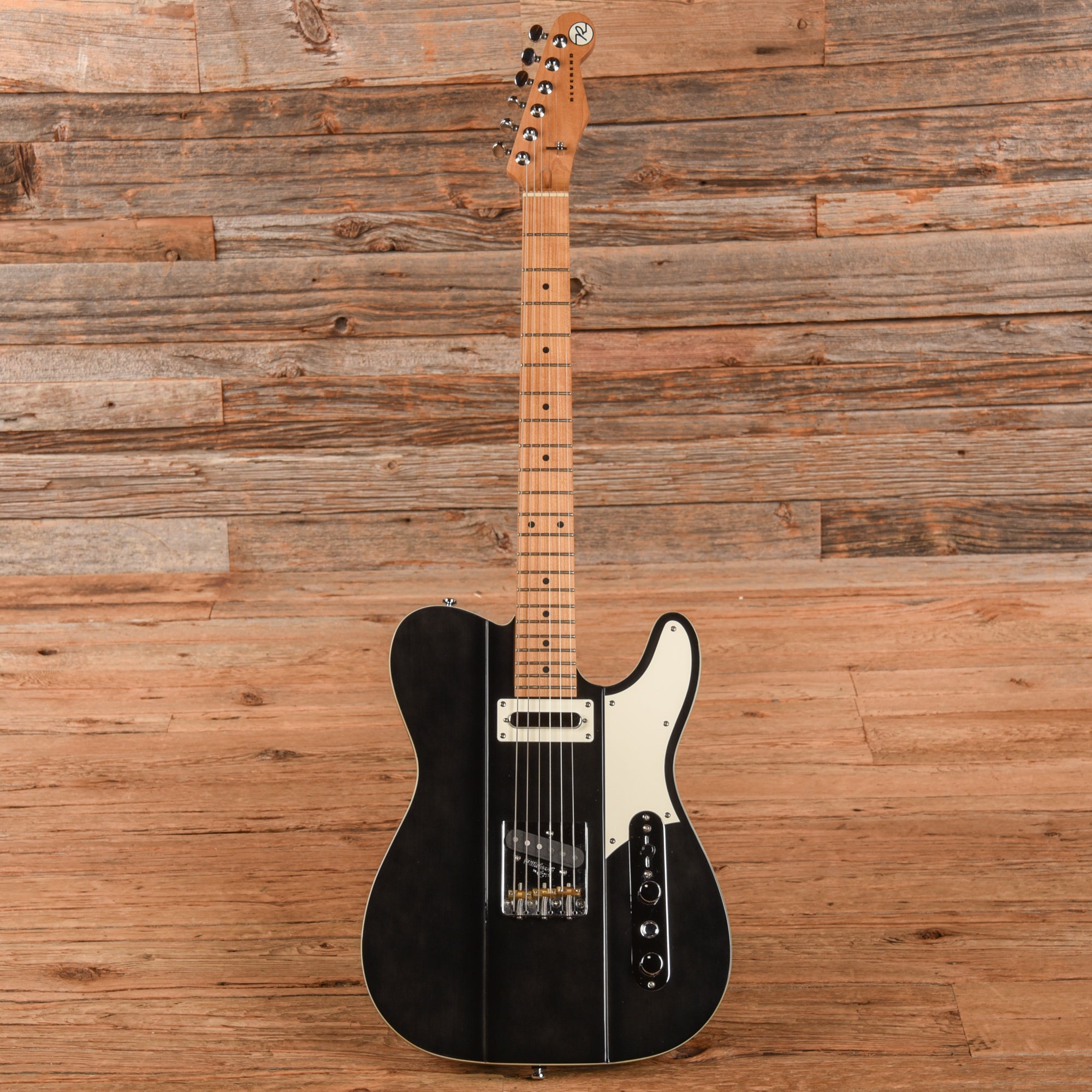 Reverend Greg Koch Signature Gristlemaster Wildwood Exclusive Transparent Black Electric Guitars / Solid Body