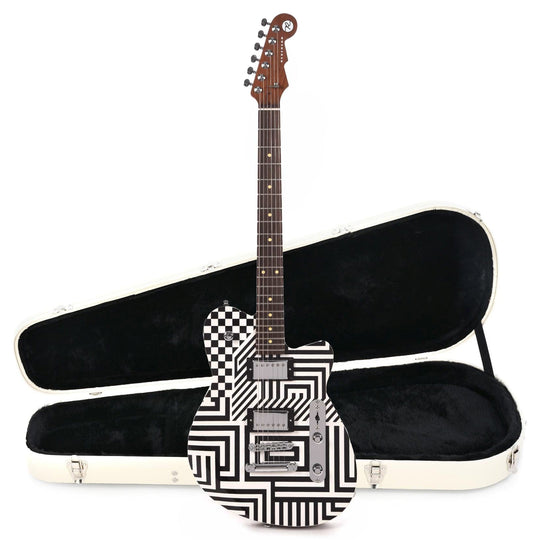 Reverend Jenn Wasner Signature Optic Interruption Hardshell Case Bundle Electric Guitars / Solid Body