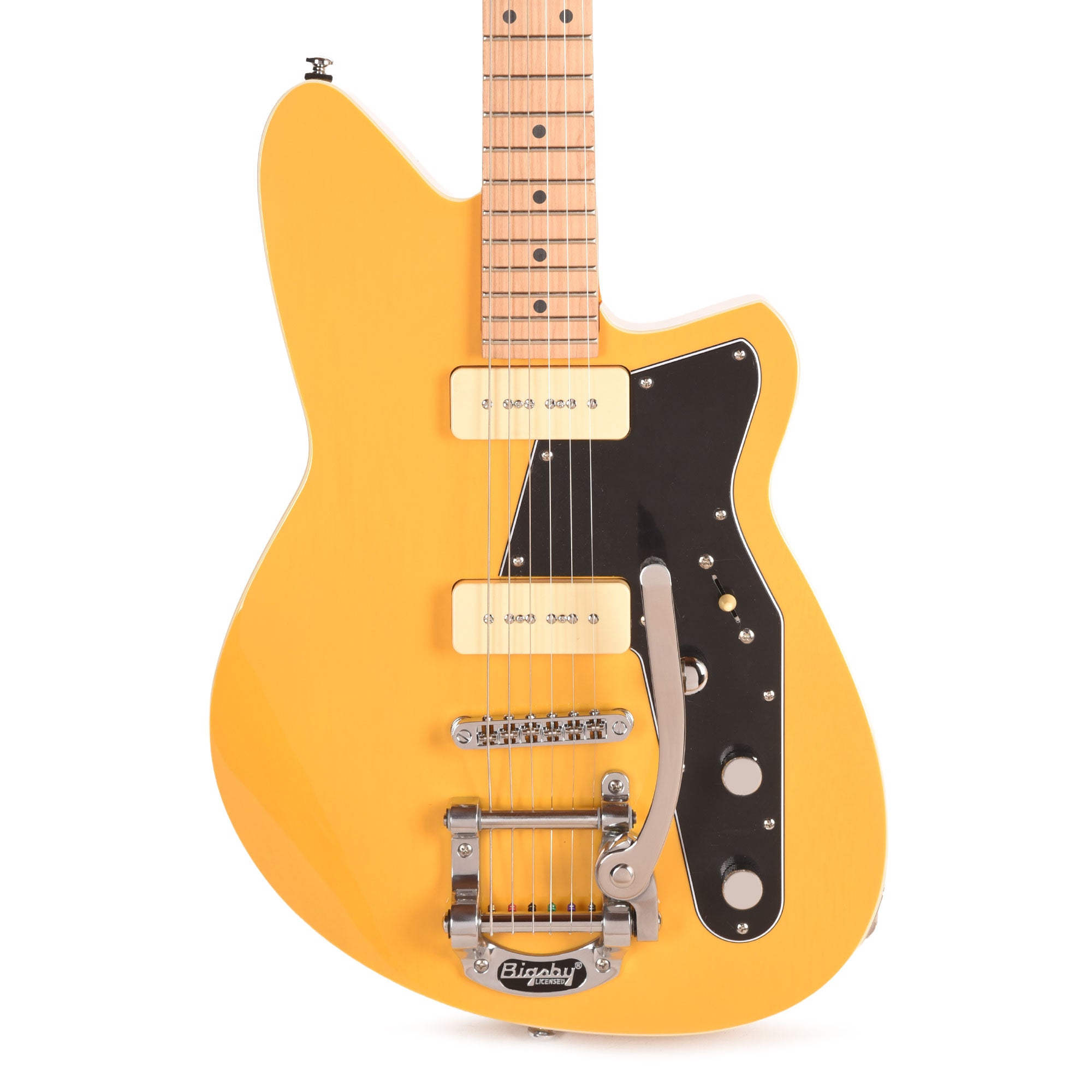 Reverend Jetstream 290 w/ Bigsby Electric Guitar Transparent Vintage Yellow Electric Guitars / Solid Body