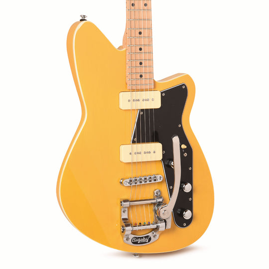 Reverend Jetstream 290 w/ Bigsby Electric Guitar Transparent Vintage Yellow Electric Guitars / Solid Body
