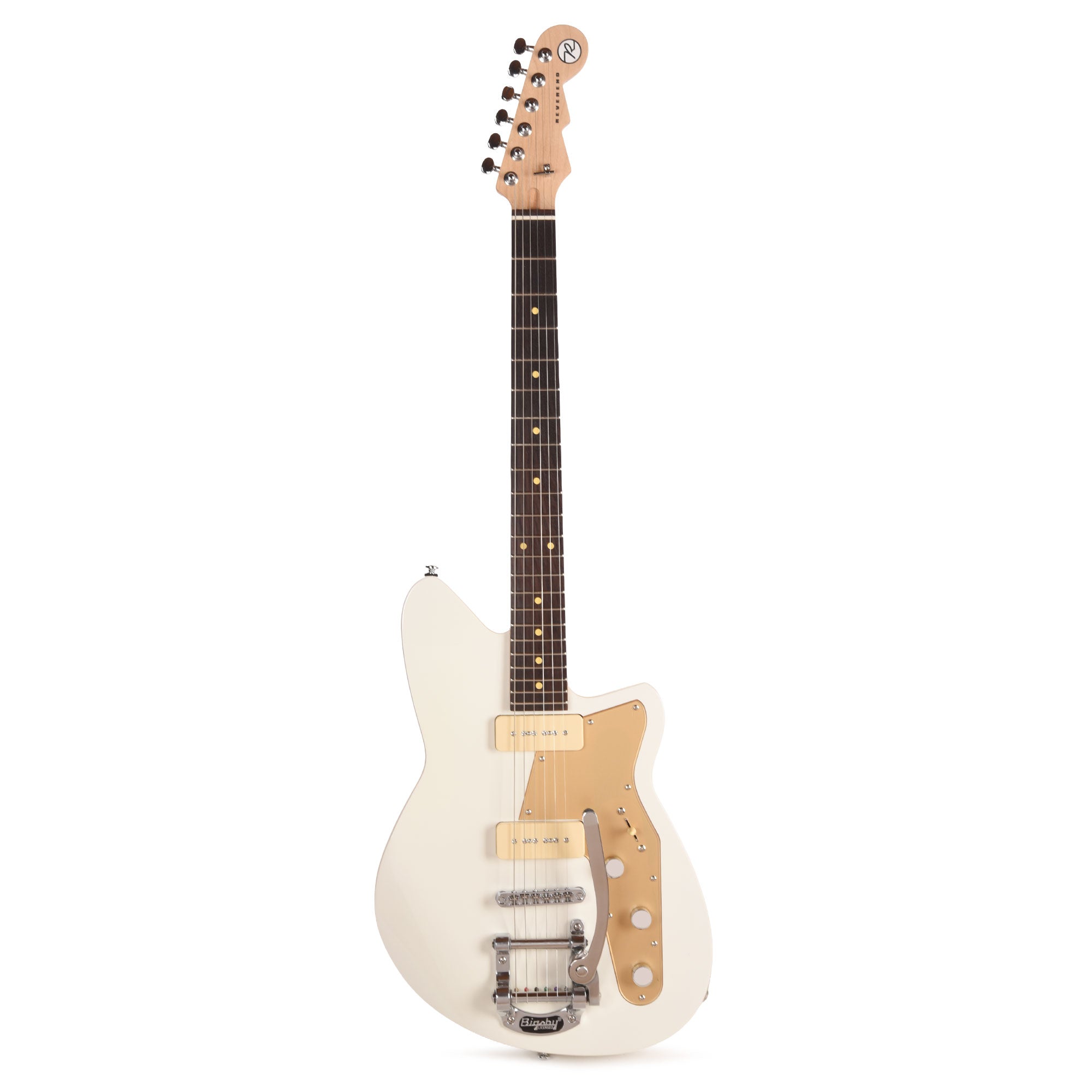 Reverend Jetstream 290 w/ Bigsby Electric Guitar Transparent White Electric Guitars / Solid Body
