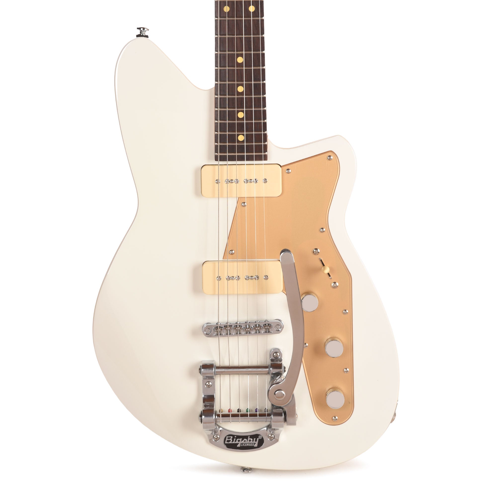 Reverend Jetstream 290 w/ Bigsby Electric Guitar Transparent White Electric Guitars / Solid Body