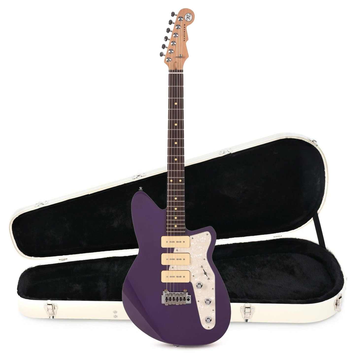 Reverend Jetstream 390 Italian Purple Hardshell Case Bundle Electric Guitars / Solid Body