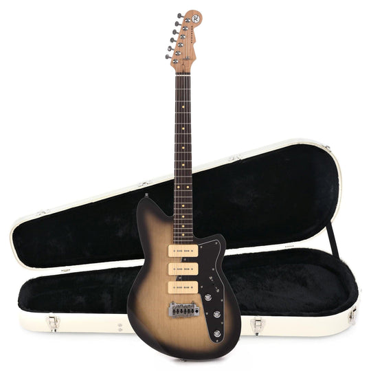 Reverend Jetstream 390 Korina Burst Hardshell Case Bundle Electric Guitars / Solid Body