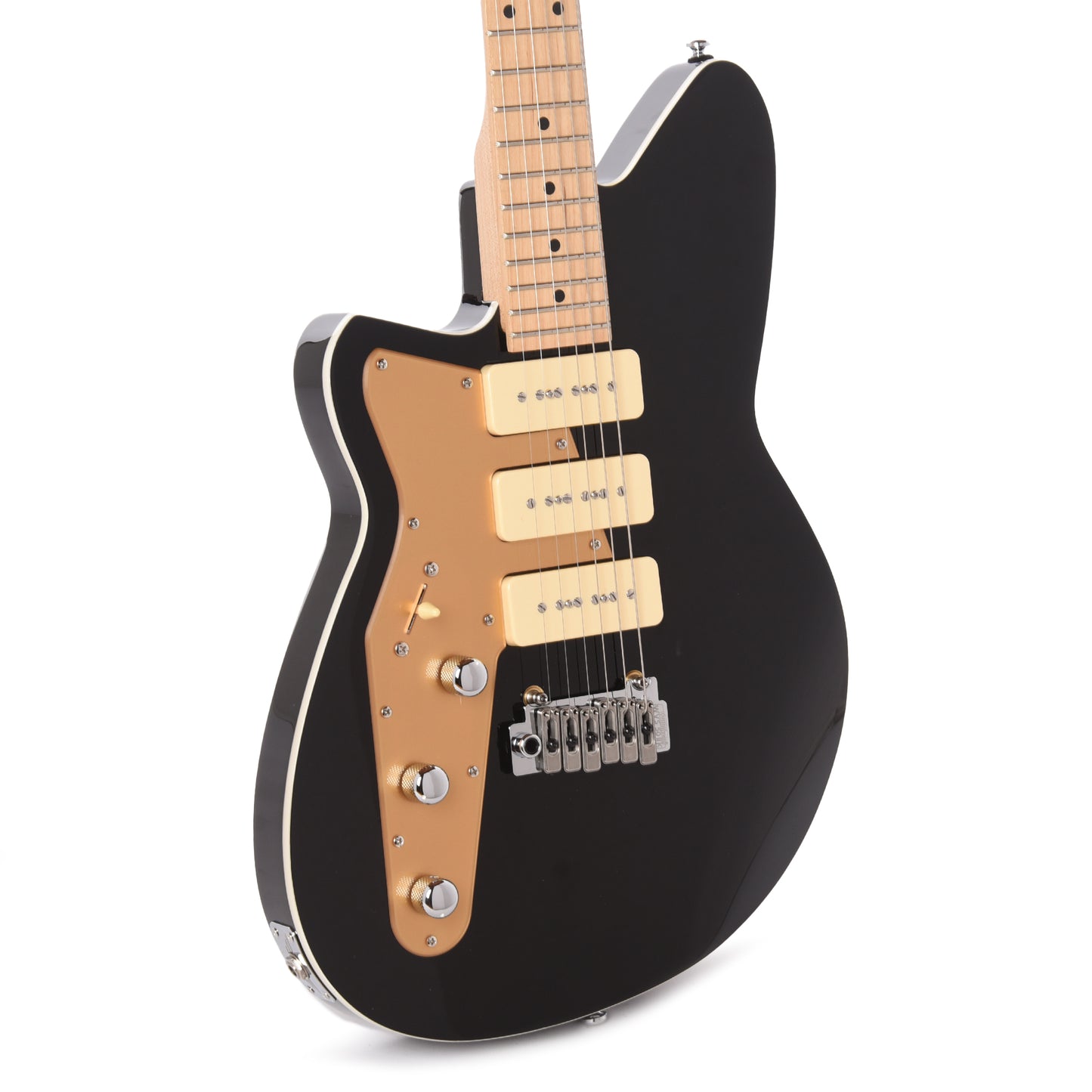 Reverend Jetstream 390 LH Midnight Black Electric Guitars / Solid Body