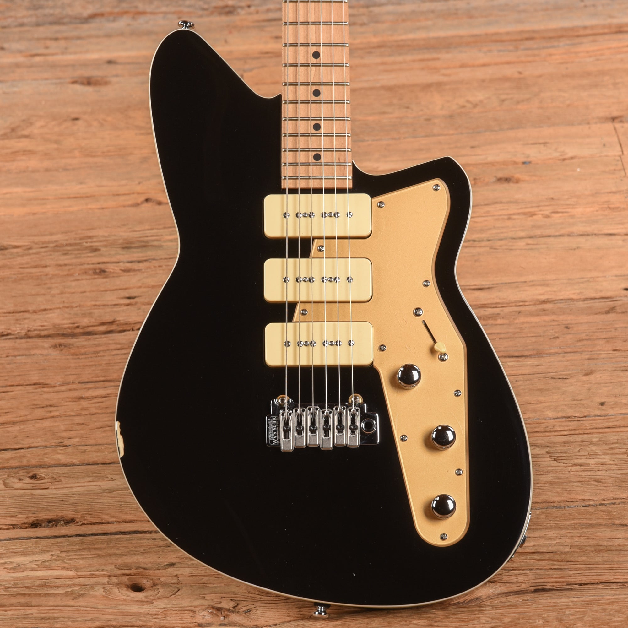 Reverend Jetstream 390 Midnight Black Electric Guitars / Solid Body