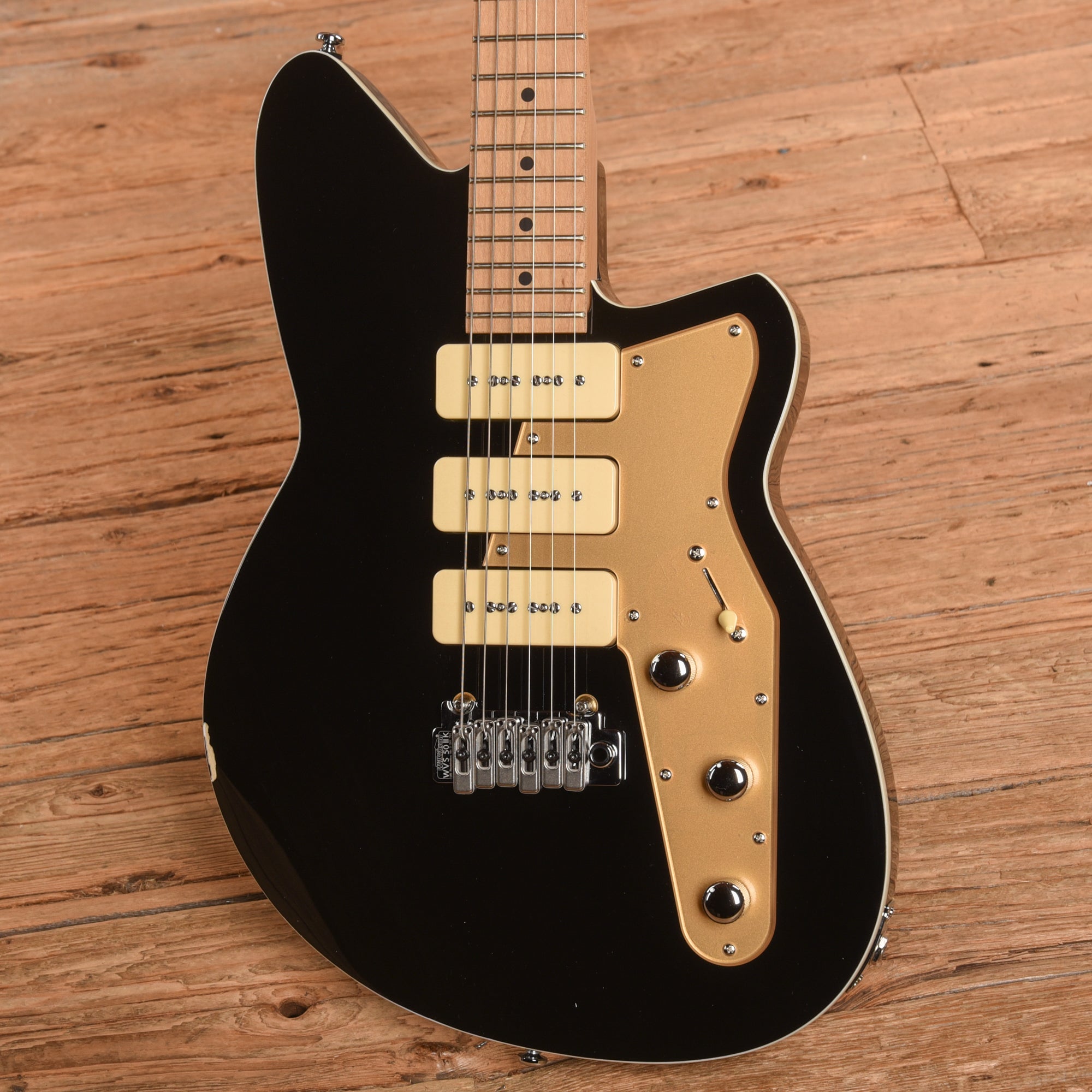 Reverend Jetstream 390 Midnight Black Electric Guitars / Solid Body