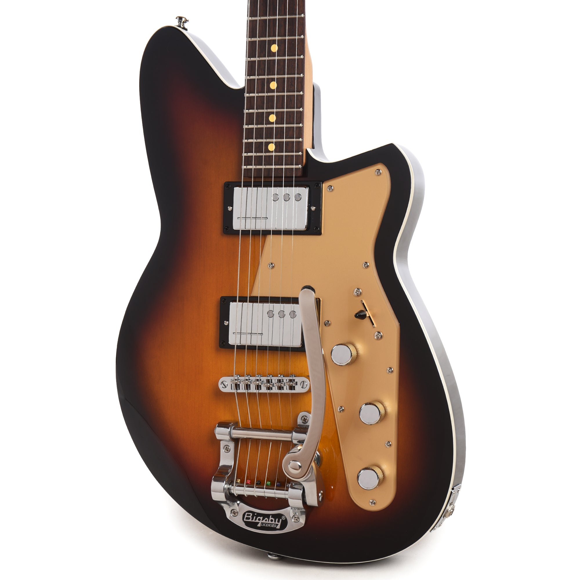 Reverend Jetstream HC w/Bigsby 3-Tone Burst Electric Guitars / Solid Body