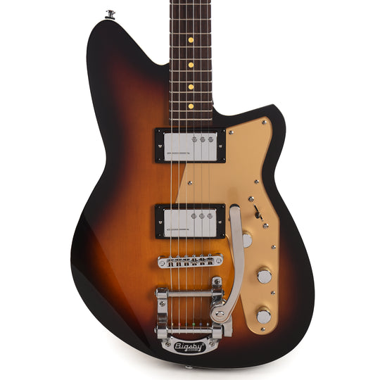 Reverend Jetstream HC w/Bigsby 3-Tone Burst Electric Guitars / Solid Body