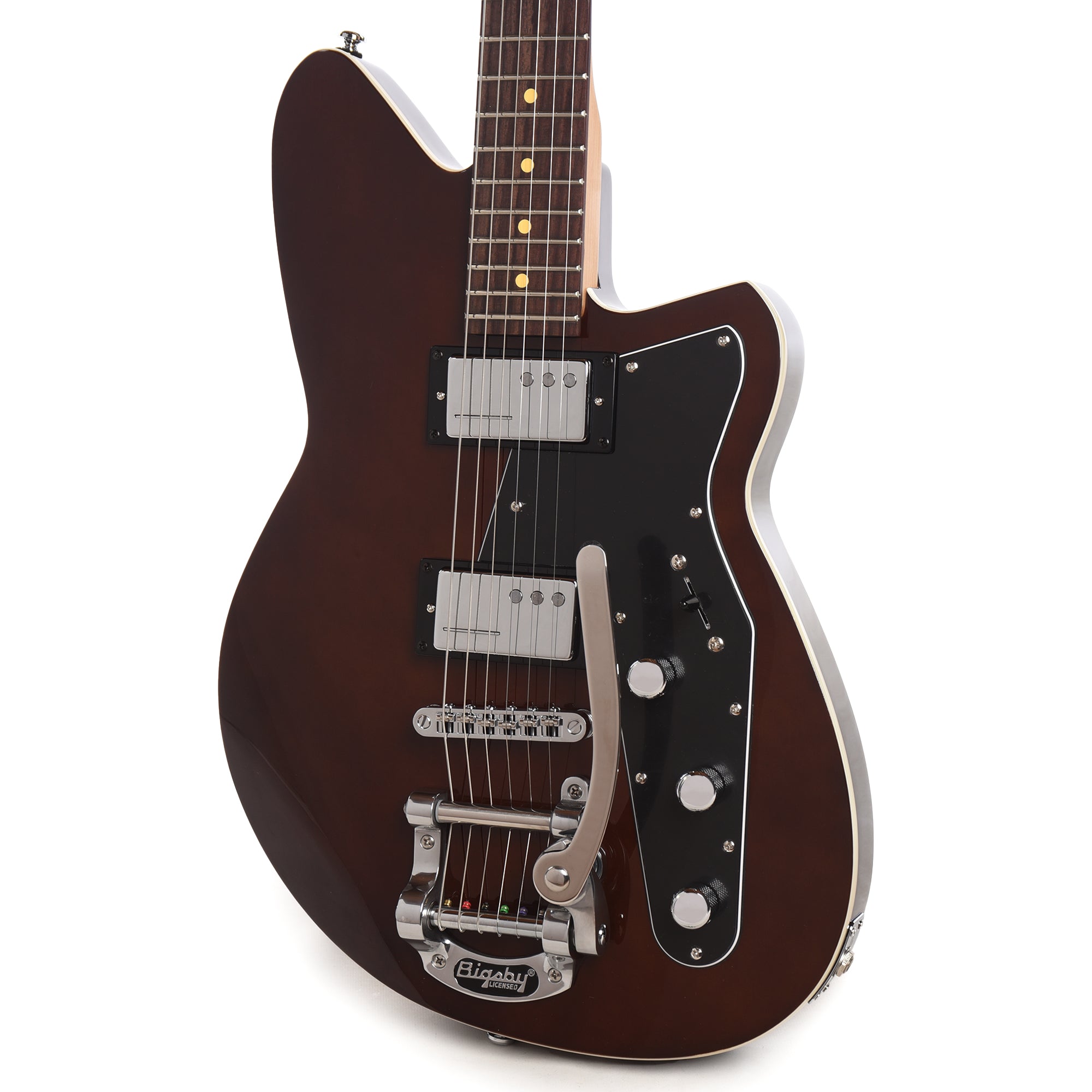 Reverend Jetstream HC w/Bigsby Dark Violin Brown Electric Guitars / Solid Body