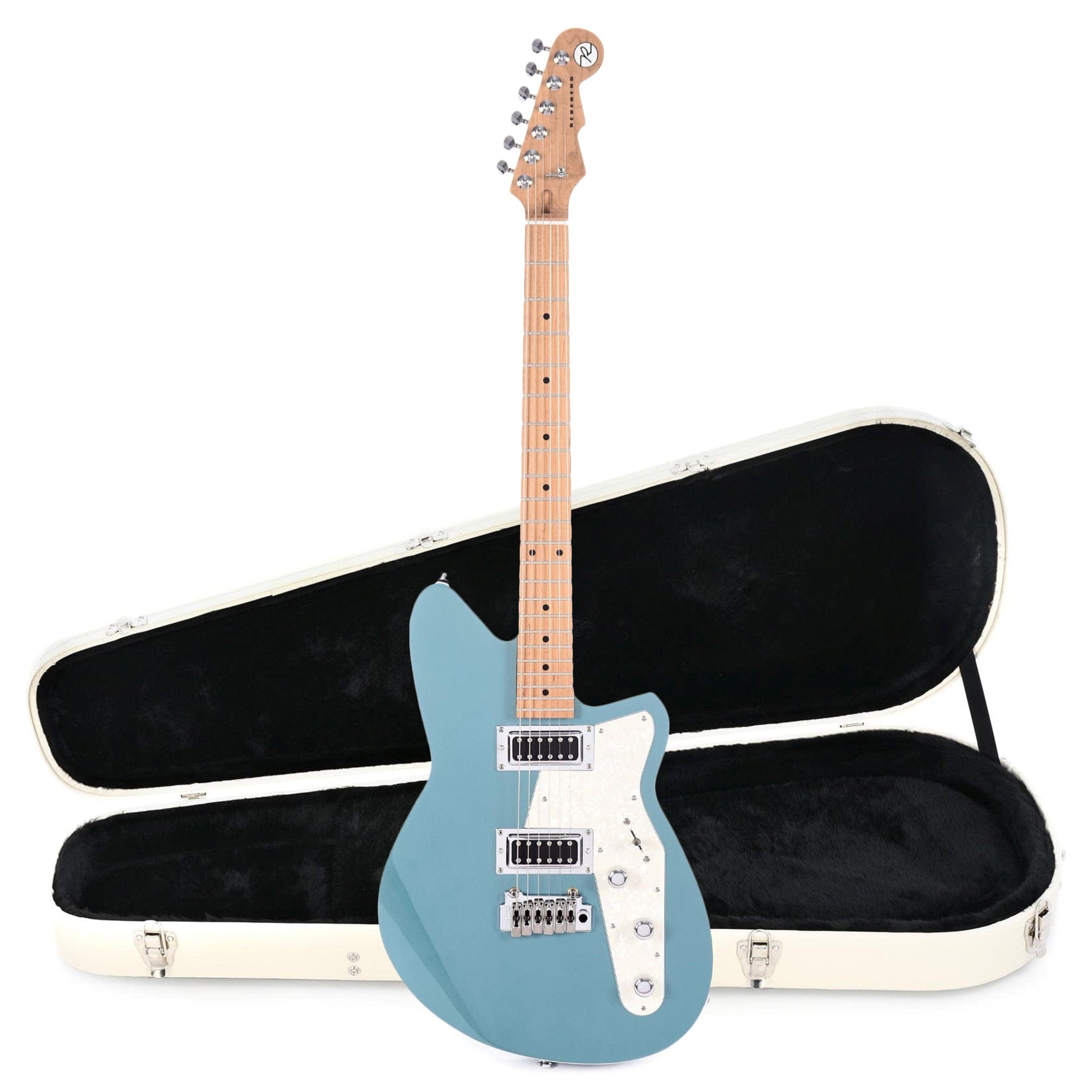 Deep Hardshell Case Reverend Jetstream RB Deep Sea Blue Hardshell Case Bundle – Chicago ...