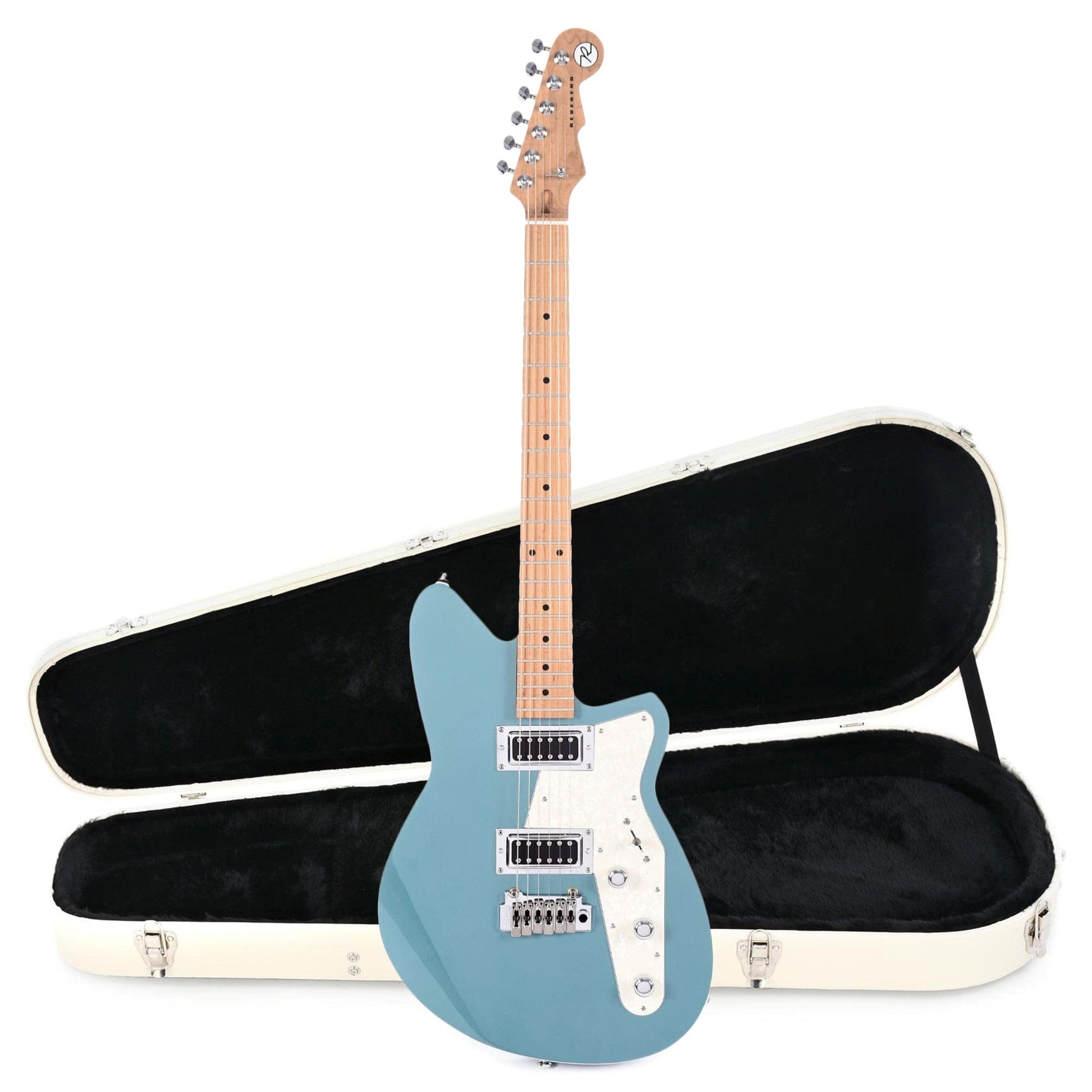 Reverend Jetstream RB Deep Sea Blue Hardshell Case Bundle Electric Guitars / Solid Body