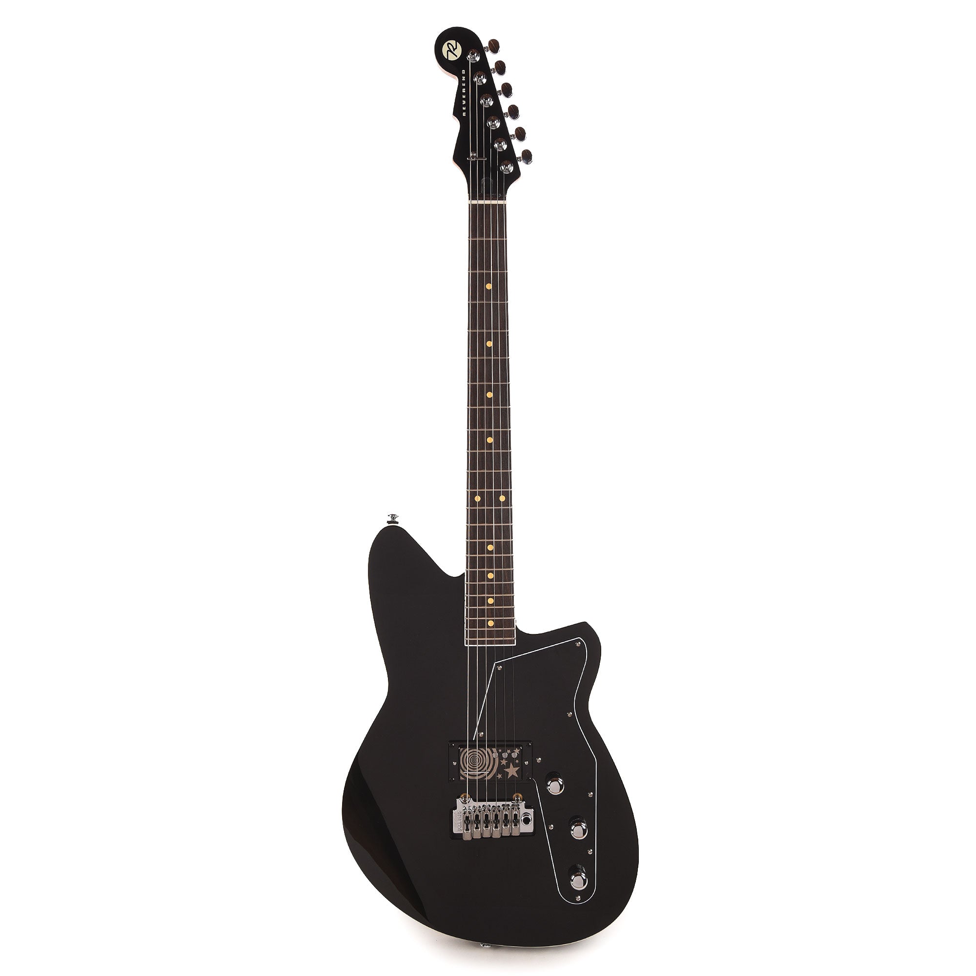 Reverend Ken's Special Midnight Black Electric Guitar Electric Guitars / Solid Body