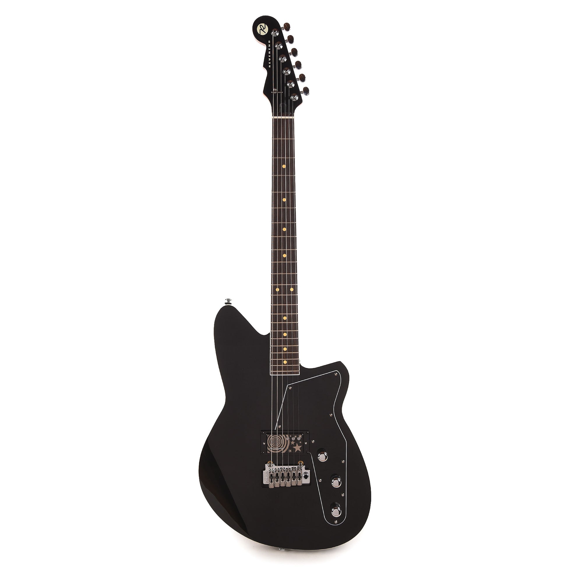 Reverend Ken's Special Midnight Black Electric Guitar Electric Guitars / Solid Body