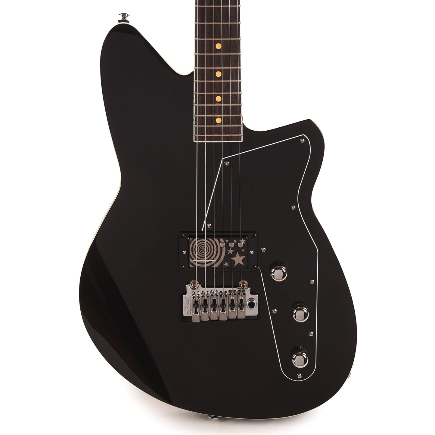 Reverend Ken's Special Midnight Black Electric Guitar Electric Guitars / Solid Body
