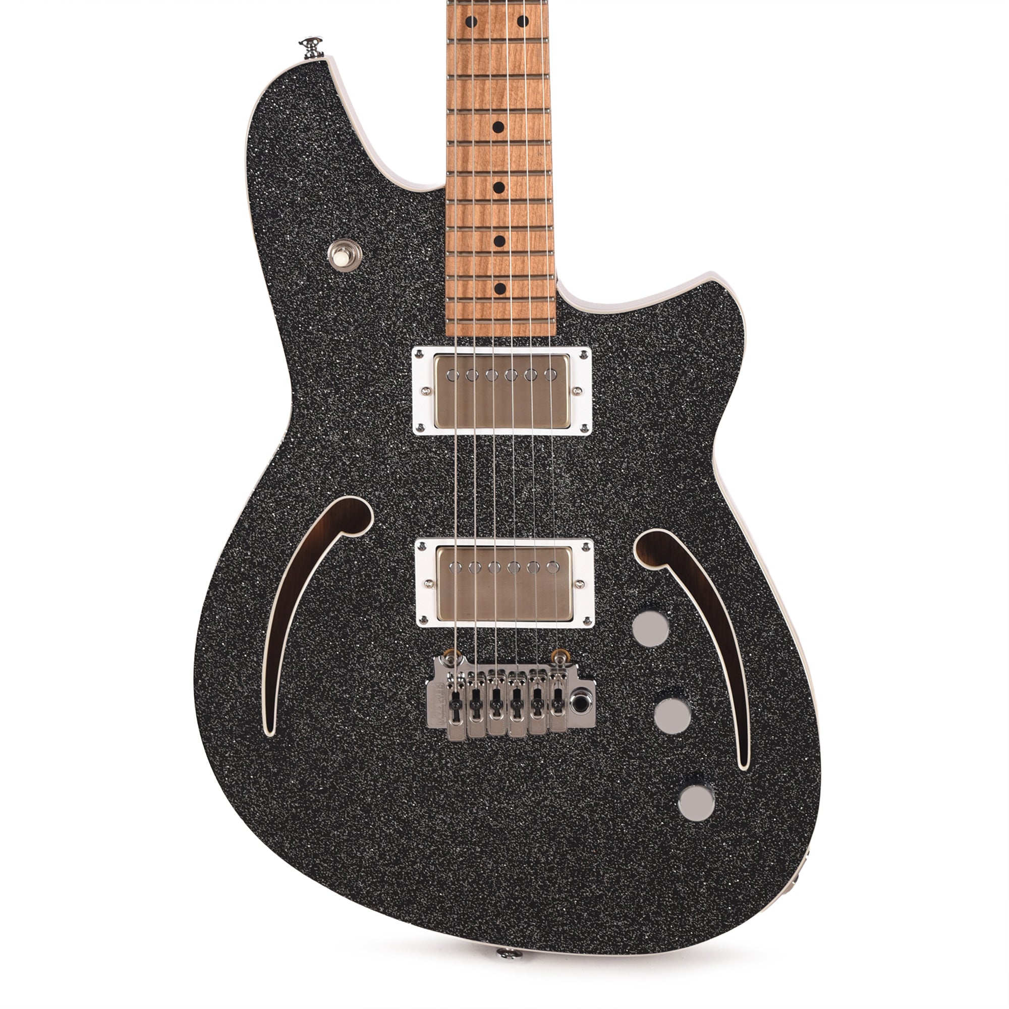Reverend Kingbolt Air HH Electric Guitar Black Sparkle Electric Guitars / Solid Body