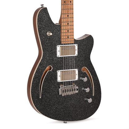 Reverend Kingbolt Air HH Electric Guitar Black Sparkle Electric Guitars / Solid Body