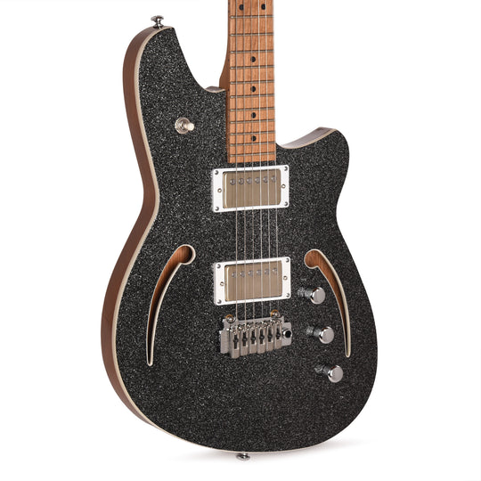Reverend Kingbolt Air HH Electric Guitar Black Sparkle Electric Guitars / Solid Body