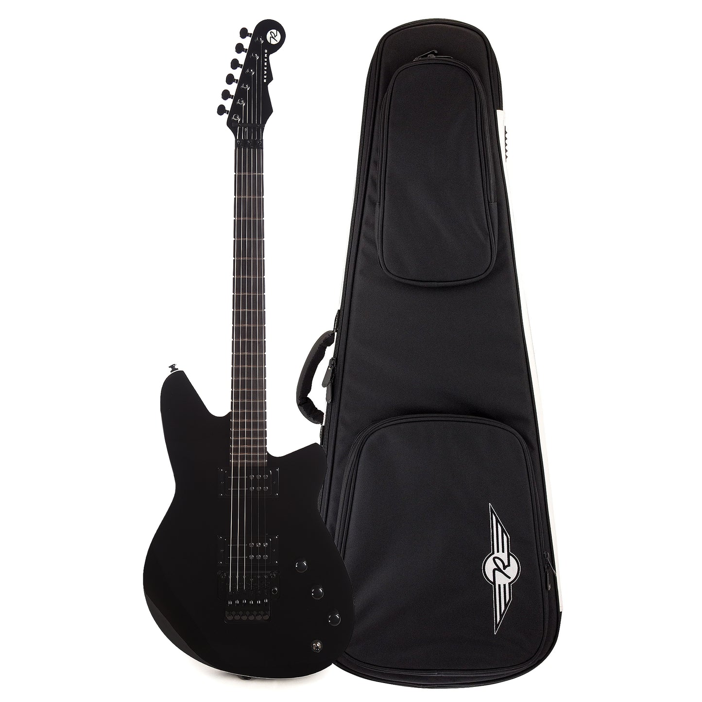 Reverend Kingbolt Blackout Edition Soft Case Bundle Electric Guitars / Solid Body