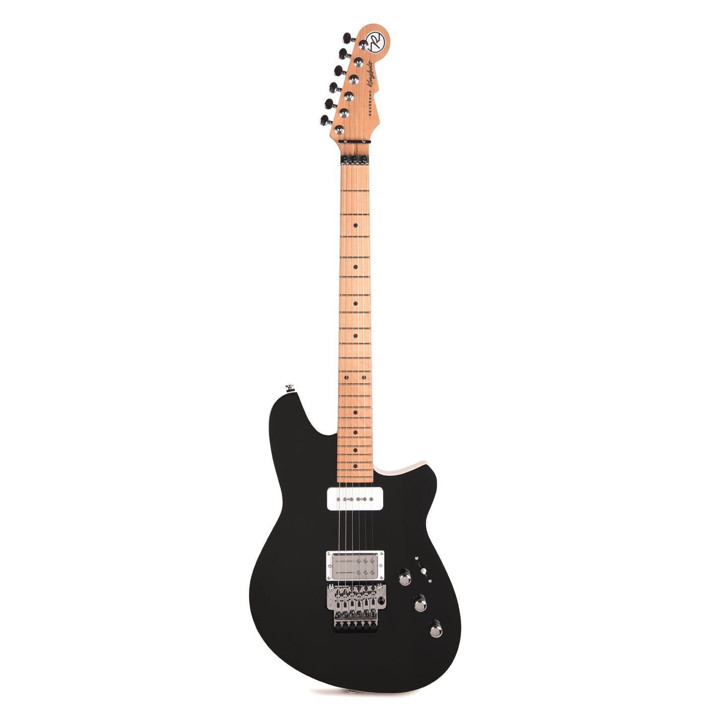 Reverend Kingbolt H90 Electric Guitar w/ Floyd Rose Midnight Black Electric Guitars / Solid Body