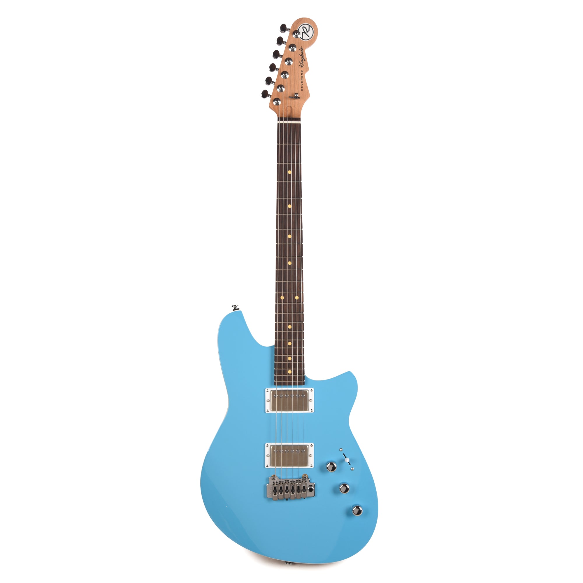 Reverend Kingbolt HH Electric Guitar Ohana Blue Electric Guitars / Solid Body