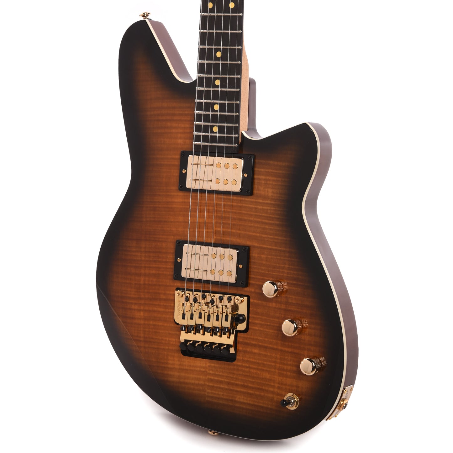 Reverend Kingbolt RA FM Coffee Burst Electric Guitars / Solid Body