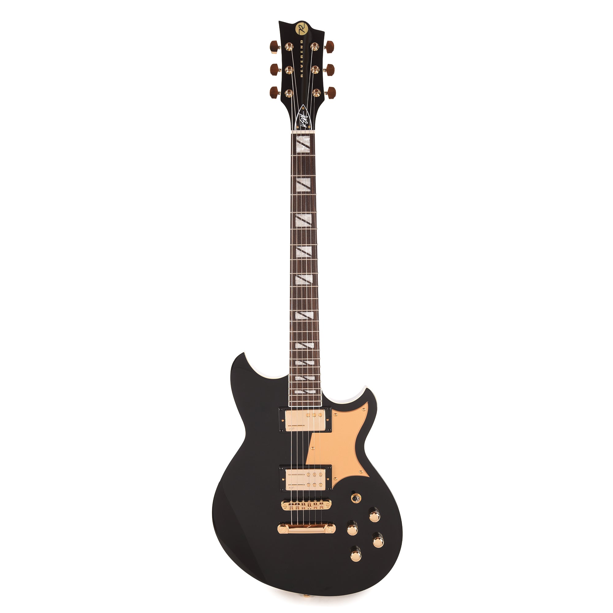 Reverend Kyle Shutt II Midnight Black Electric Guitar Electric Guitars / Solid Body