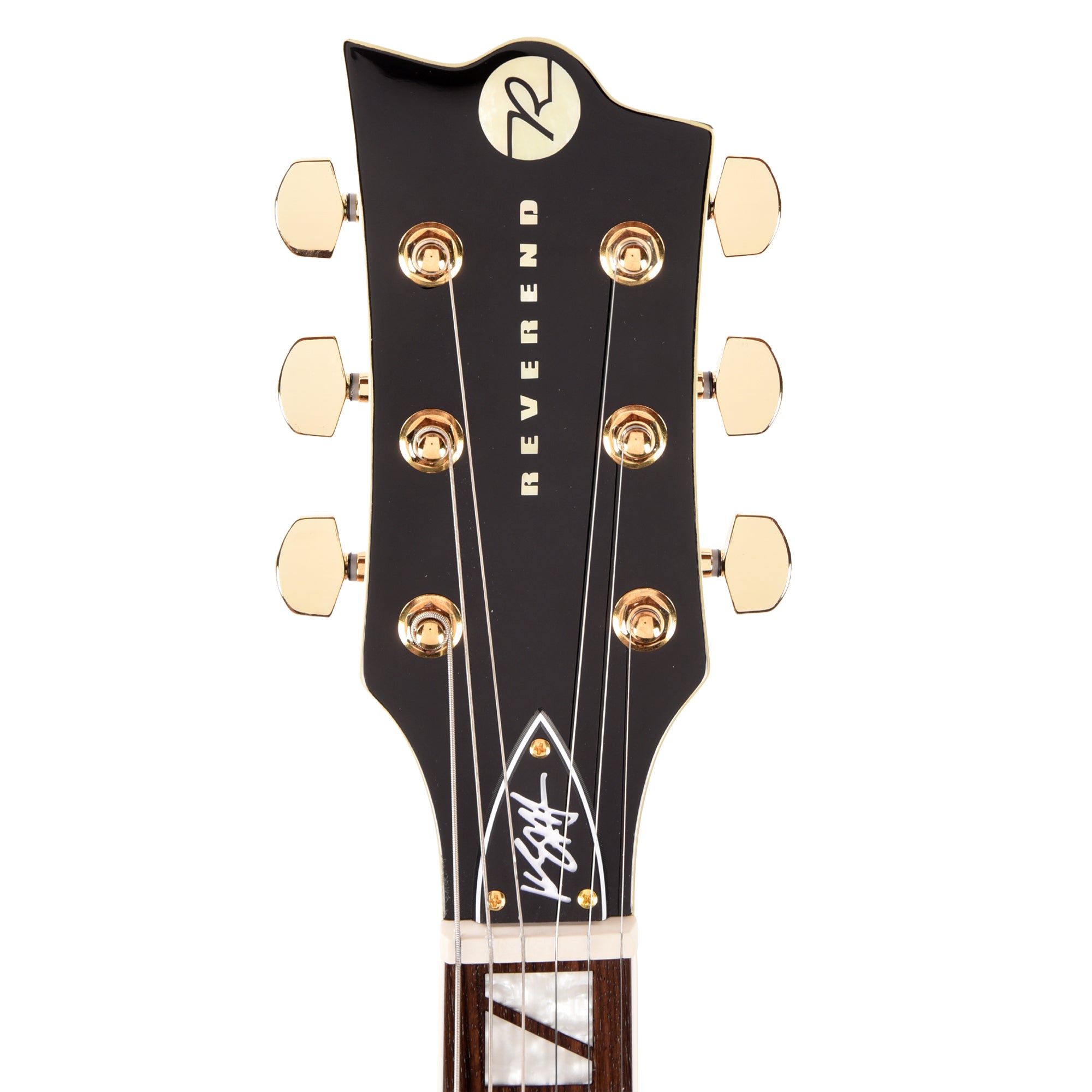 Reverend Kyle Shutt II Midnight Black Electric Guitar Electric Guitars / Solid Body