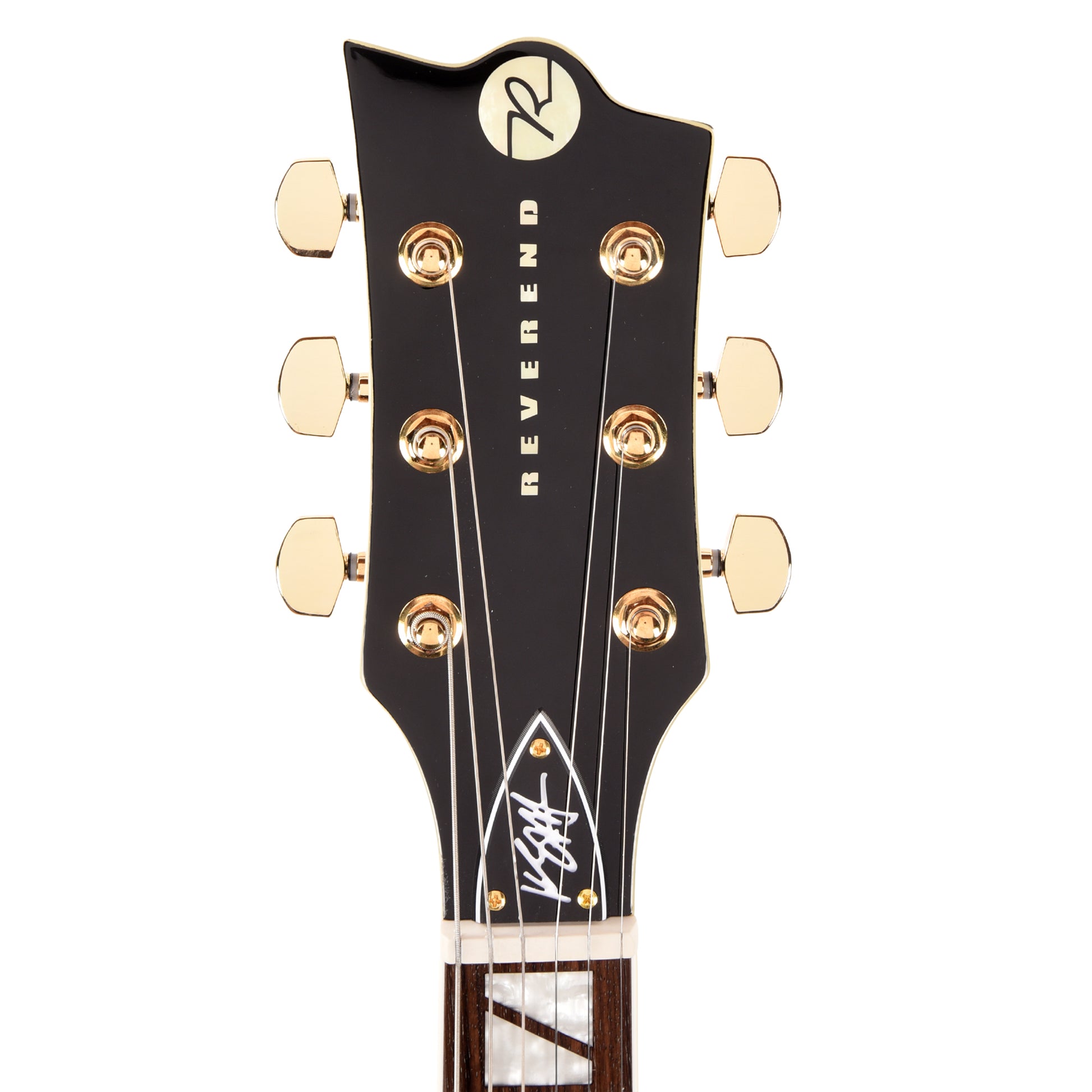 Reverend Kyle Shutt II Midnight Black Electric Guitar Electric Guitars / Solid Body