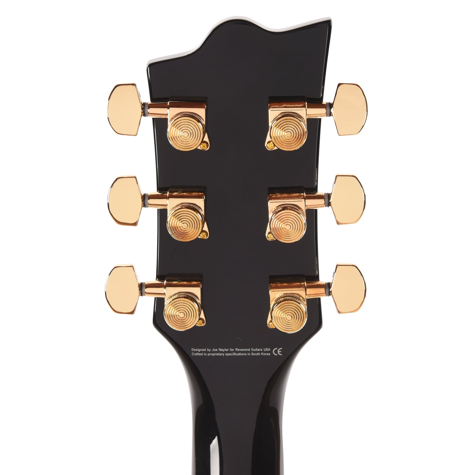 Reverend Kyle Shutt II Midnight Black Electric Guitar Electric Guitars / Solid Body