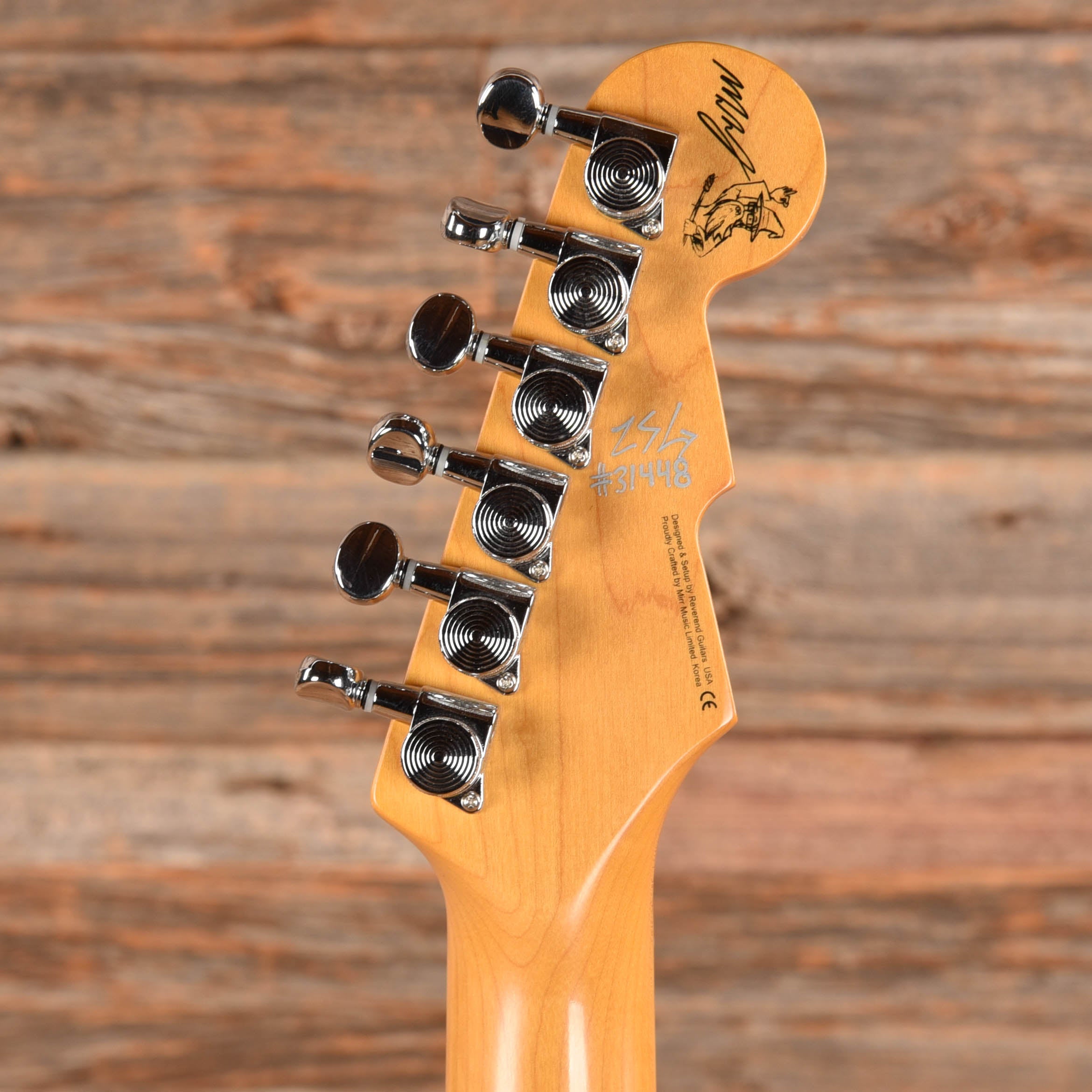 Reverend Matt West Signature Black Electric Guitars / Solid Body