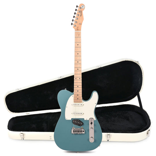 Reverend Pete Anderson Eastsider S Satin Deep Sea Blue Hardshell Case Bundle Electric Guitars / Solid Body