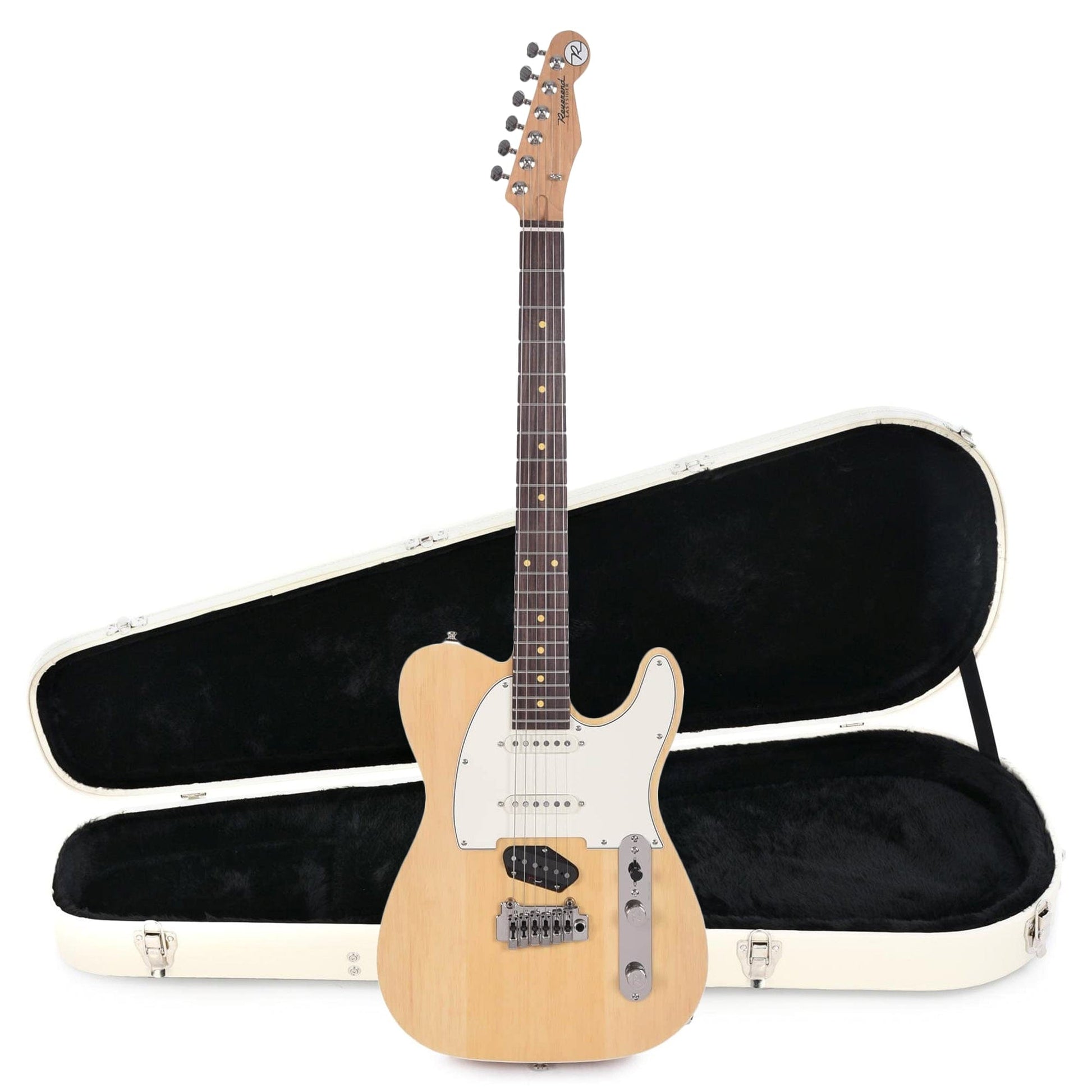 Reverend Pete Anderson Eastsider S Satin Natural Hardshell Case Bundle Electric Guitars / Solid Body