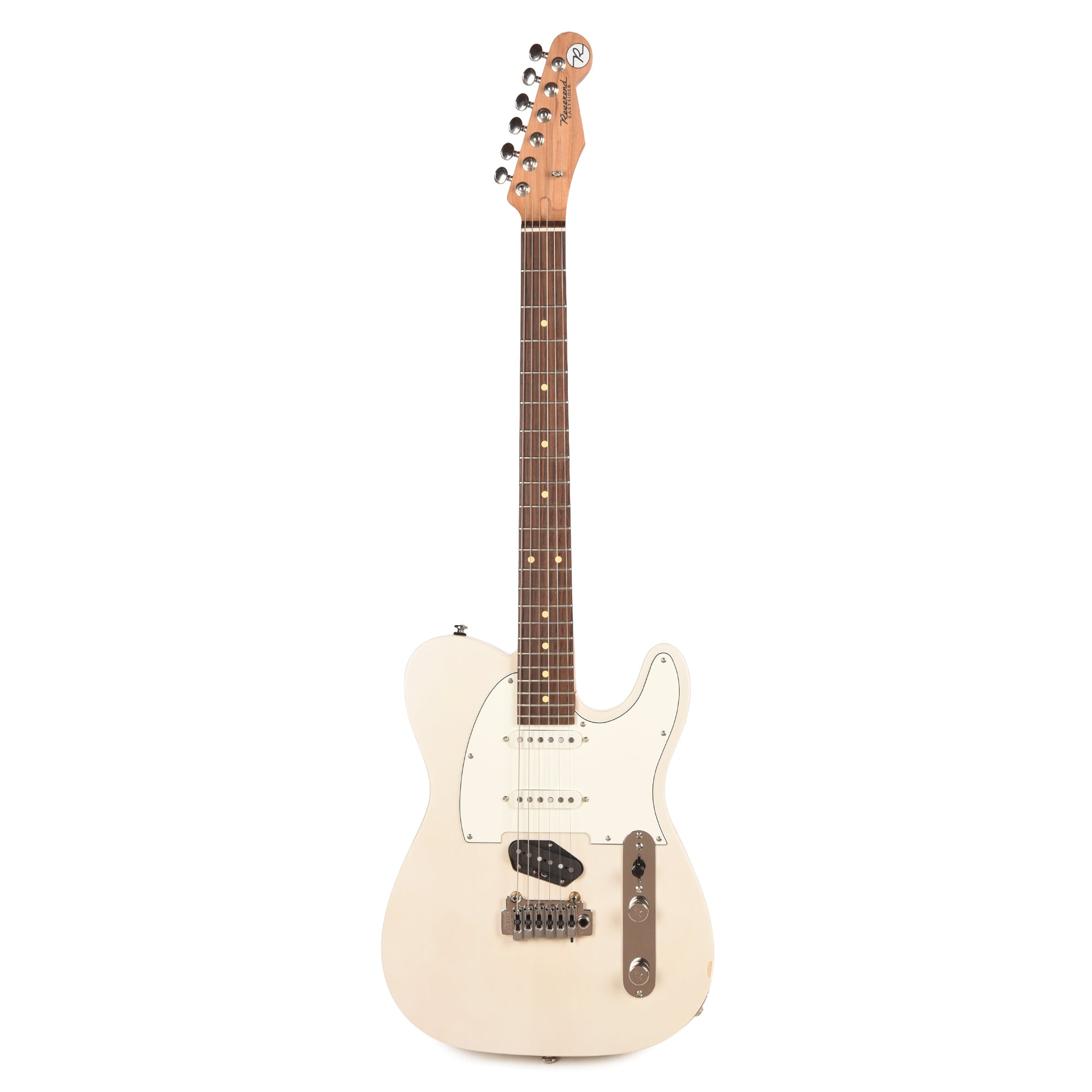 Reverend Pete Anderson Eastsider S Satin Trans White Electric Guitars / Solid Body
