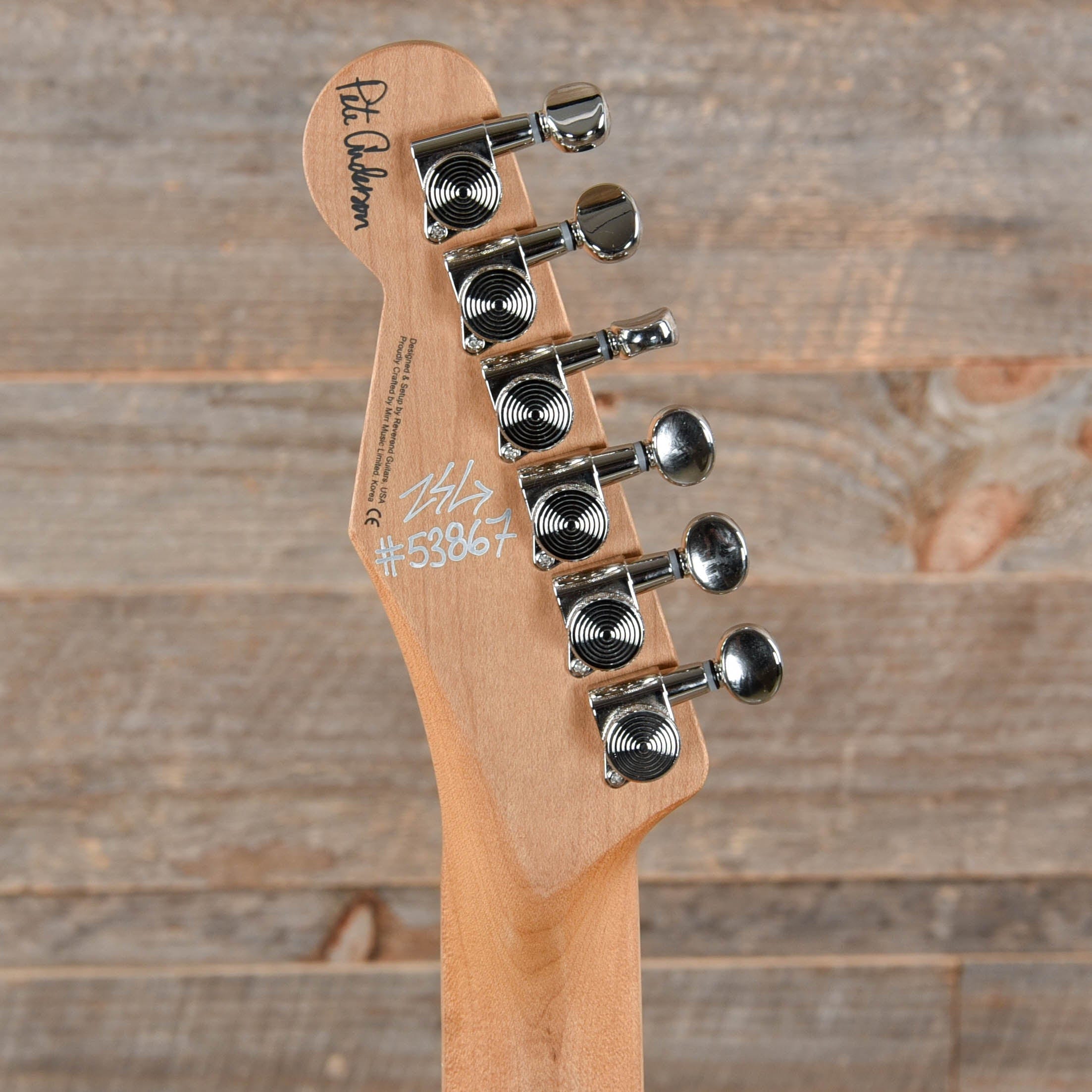 Reverend Pete Anderson Eastsider T Satin Black Electric Guitars / Solid Body